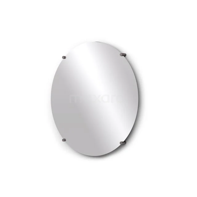 Badkamerspiegel Solo 60cm Rond Spiegelhouders Rond Zwart Metaal 1 Badkamerspiegel Solo 60cm Rond Spiegelhouders Rond Zwart Metaal