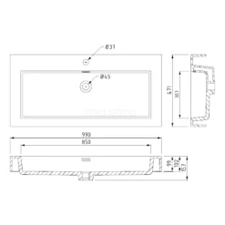 Canto Badkamermeubel Met Wastafel | 100 Cm Donkerbruin Essen Front Mineraalmarmer 2 Lades Onder Elkaar 11 Canto Badkamermeubel Met Wastafel | 100 Cm Donkerbruin Essen Front Mineraalmarmer 2 Lades Onder Elkaar -Badkamer Verkoopwinkel canto badkamermeubel met wastafel 100 cm donkerbruin essen front mineraalmarmer 2 lades onder elkaar f02 100022803 5