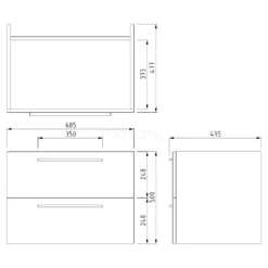 Canto Badkamermeubel Met Wastafel | 69 Cm Mat Zwart Front Mineraalmarmer 2 Lades Onder Elkaar 9 Canto Badkamermeubel Met Wastafel | 69 Cm Mat Zwart Front Mineraalmarmer 2 Lades Onder Elkaar -Badkamer Verkoopwinkel canto badkamermeubel met wastafel 69 cm mat zwart front mineraalmarmer 2 lades onder elkaar f02 069012102 4
