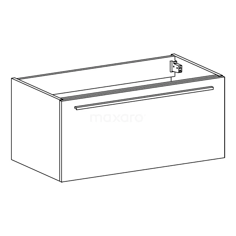 Canto Badkamermeubel Met Wastafel | 90 Cm Hoogglans Wit Front Mineraalmarmer 1 Lade 3 Canto Badkamermeubel Met Wastafel | 90 Cm Hoogglans Wit Front Mineraalmarmer 1 Lade - Afbeelding 3