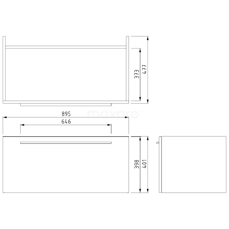 Canto Badkamermeubel Met Wastafel | 90 Cm Hoogglans Wit Front Mineraalmarmer 1 Lade 5 Canto Badkamermeubel Met Wastafel | 90 Cm Hoogglans Wit Front Mineraalmarmer 1 Lade - Afbeelding 5