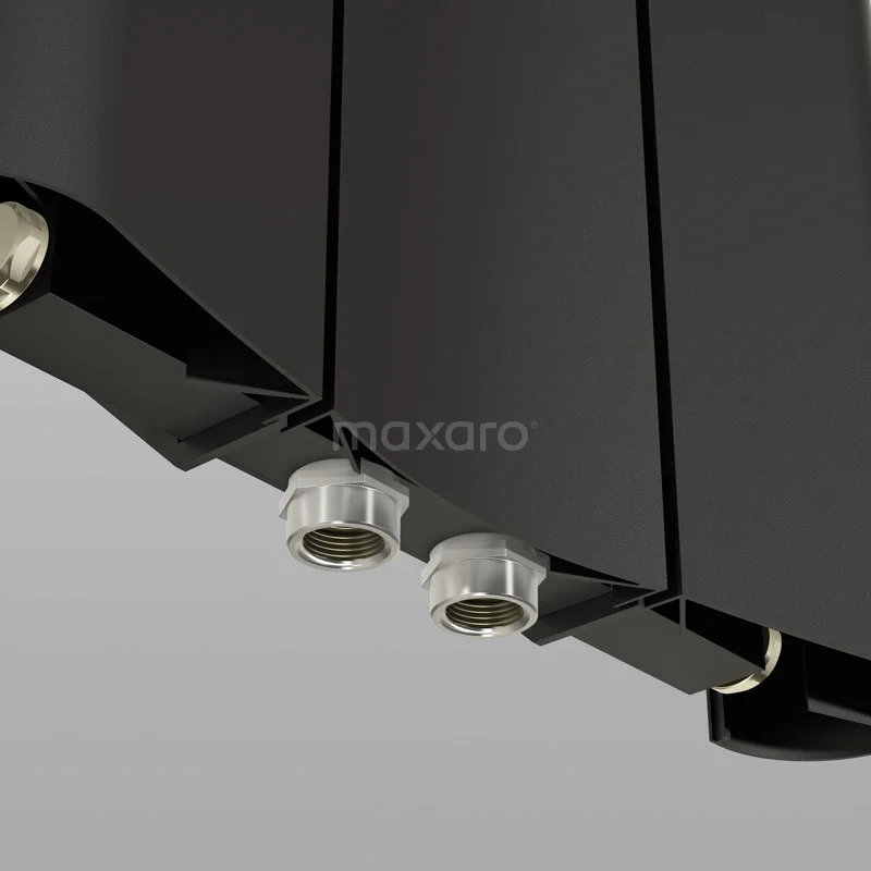 Carme Designradiator | 37x180 Cm Donkergrijs 774 Watt Aluminium Centrale Verwarming 3 Carme Designradiator | 37x180 Cm Donkergrijs 774 Watt Aluminium Centrale Verwarming - Afbeelding 3