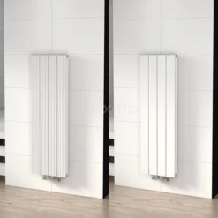 Ceres Designradiator | 37,5x120 Cm Hoogglans Wit 1285 Watt Aluminium Centrale Verwarming