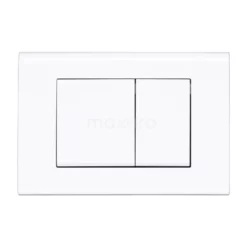 Flush Bedieningspaneel Toilet | Wit Glans