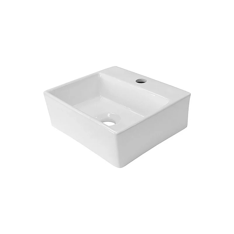 Fonteintje WC Clasico Keramiek Wit Met Kraangat 2 Fonteintje WC Clasico Keramiek Wit Met Kraangat - Afbeelding 2