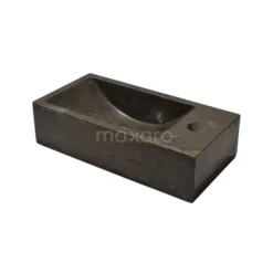 Fonteintje WC Novanta Natuursteen Blue Stone Kraangat Rechts