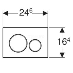 Geberit Bedieningspaneel Toilet | Sigma 20 Zwart Glans -Badkamer Verkoopwinkel geberit bedieningspaneel toilet sigma 20 zwart glans 911013550 2