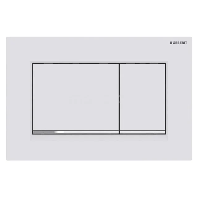Geberit Bedieningspaneel Toilet | Sigma 30 Wit Mat 1 Geberit Bedieningspaneel Toilet | Sigma 30 Wit Mat