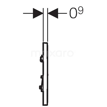 Geberit Bedieningspaneel Urinoir | Sigma 01 Chroom Glans 3 Geberit Bedieningspaneel Urinoir | Sigma 01 Chroom Glans - Afbeelding 3