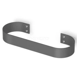Handdoekbeugel Designradiator Mat Donkergrijs Metallic