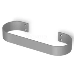 Handdoekbeugel Designradiator Mat Lichtgrijs Metallic
