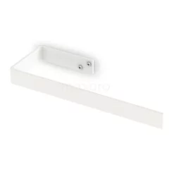 Handdoekbeugel Designradiator RVS Brushed Steel Mat Wit Recht