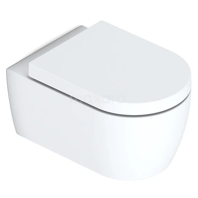 Hangend Toilet Classico Spoelrand Mat Wit 1 Hangend Toilet Classico Spoelrand Mat Wit