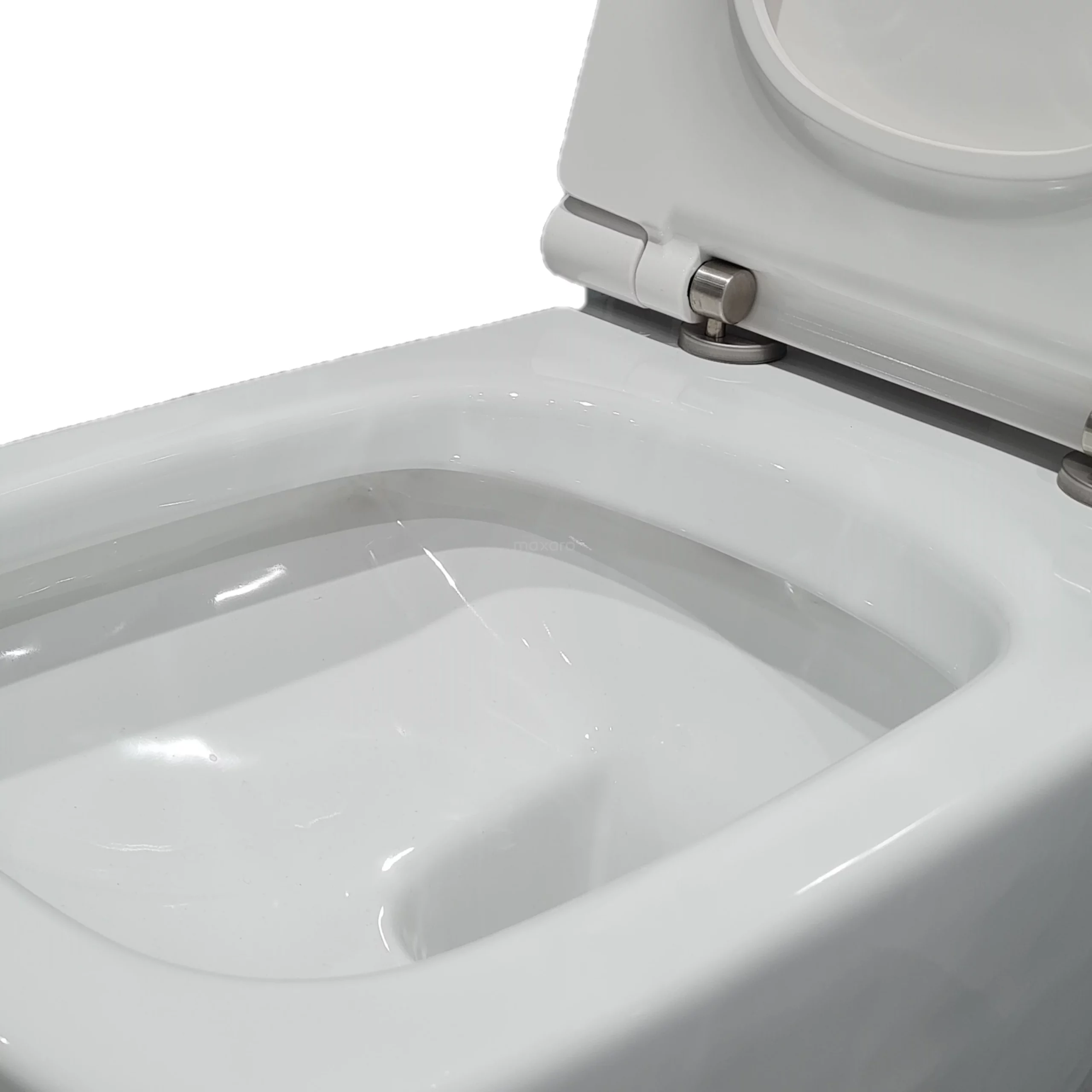 Hangend Toilet Diverso Spoelrand Wit 2 Hangend Toilet Diverso Spoelrand Wit - Afbeelding 2