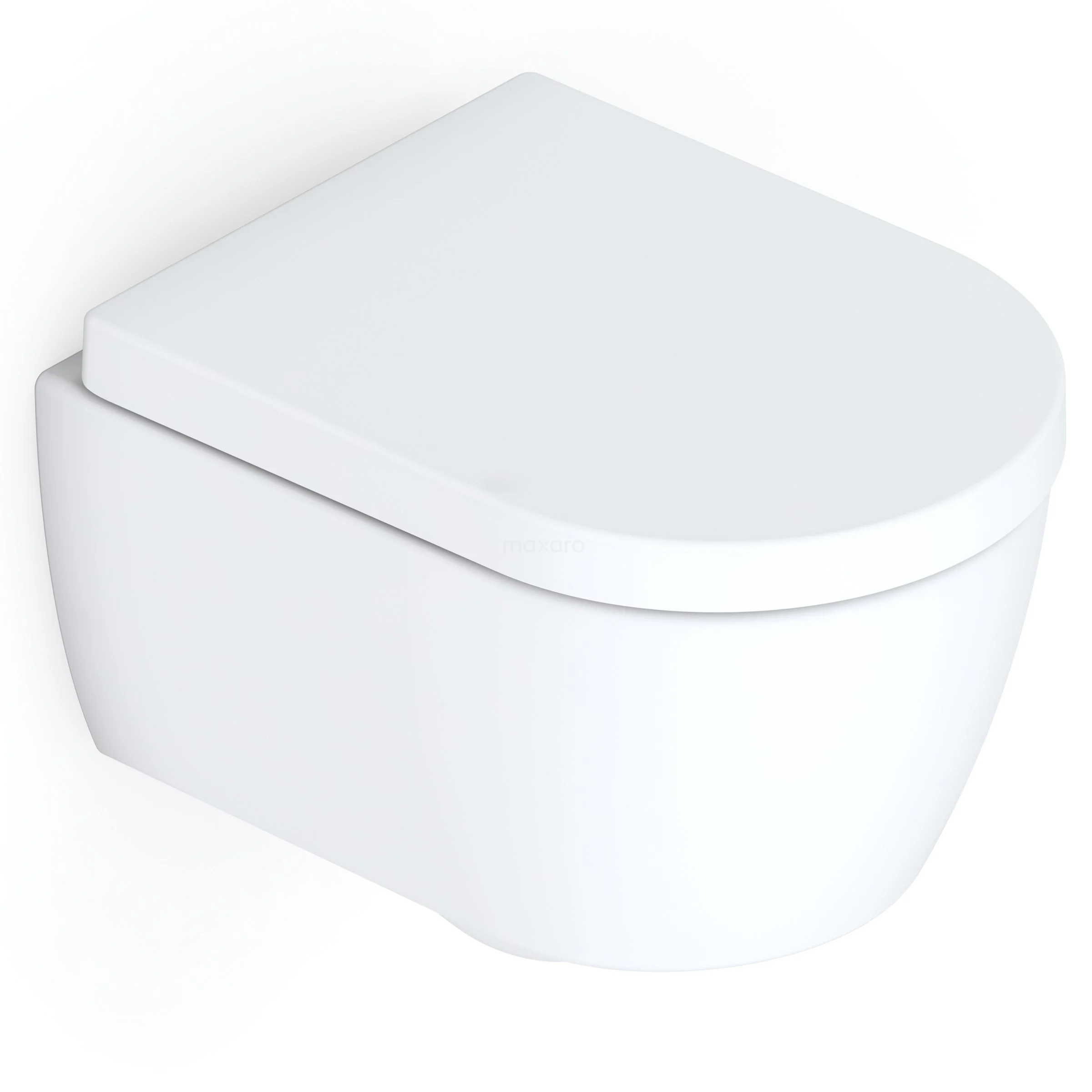 Hangend Toilet Senza Easy Clean Mat Wit Verkort Toilet 2 Hangend Toilet Senza Easy Clean Mat Wit Verkort Toilet - Afbeelding 2