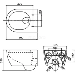 Hangend Toilet Senza Easy Clean Mat Wit Verkort Toilet 13 Hangend Toilet Senza Easy Clean Mat Wit Verkort Toilet -Badkamer Verkoopwinkel hangend toilet senza easy clean mat wit verkort toilet 300.0383mw 6