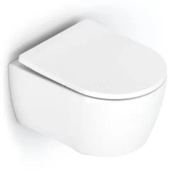 Hangend Toilet Senza Easy Clean Wit Verkort Toilet