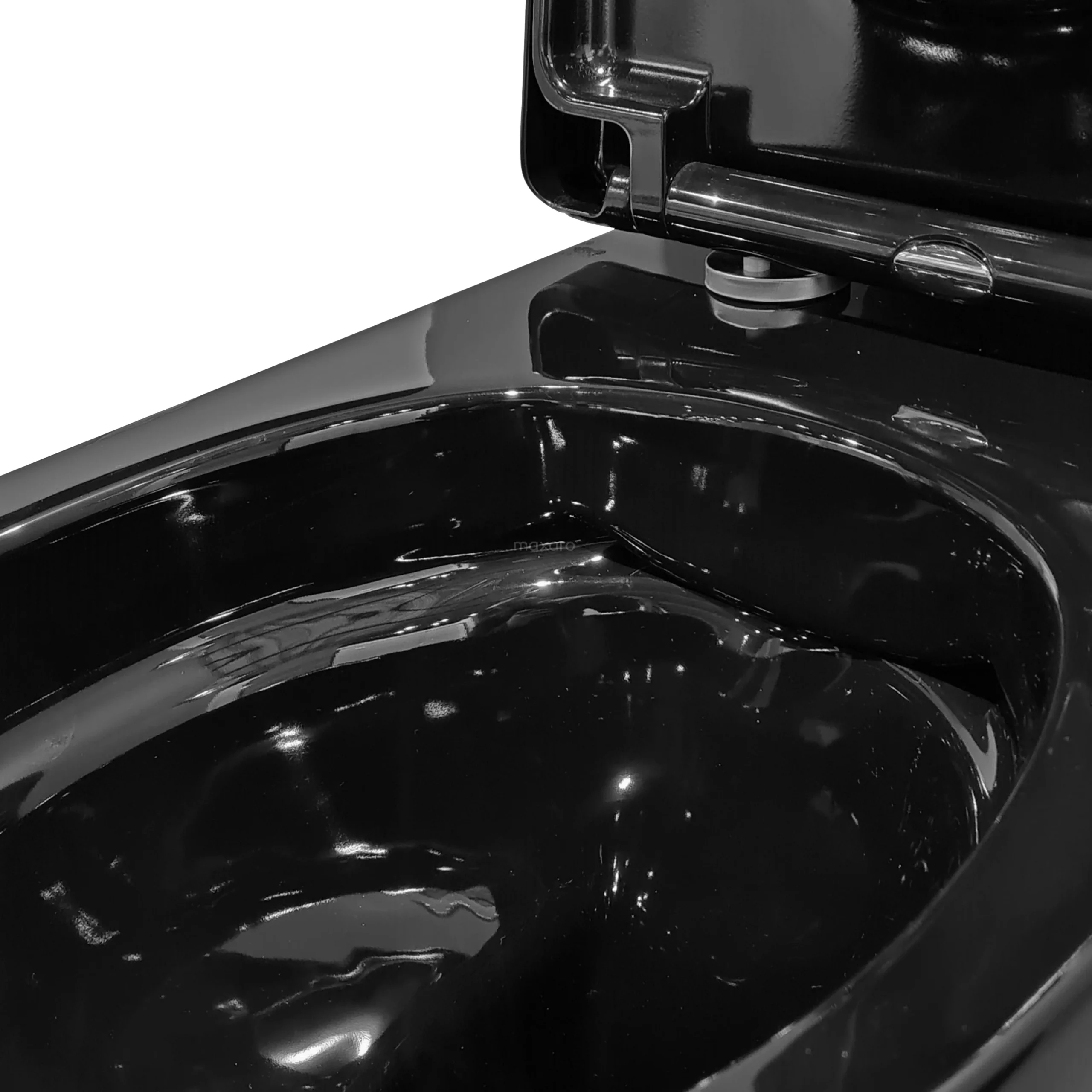 Hangend Toilet Senza Easy Clean Zwart Verkort Toilet 3 Hangend Toilet Senza Easy Clean Zwart Verkort Toilet - Afbeelding 3