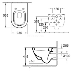 Hangend Toilet Villeroy En Boch Subway 2.0 Spoelrand Wit 5 Hangend Toilet Villeroy En Boch Subway 2.0 Spoelrand Wit -Badkamer Verkoopwinkel hangend toilet villeroy en boch subway 2.0 spoelrand wit 911010523 2