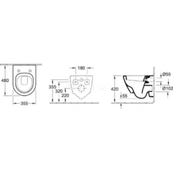 Hangend Toilet Villeroy En Boch Subway 2.0 Spoelrand Wit Verkort Toilet 5 Hangend Toilet Villeroy En Boch Subway 2.0 Spoelrand Wit Verkort Toilet -Badkamer Verkoopwinkel hangend toilet villeroy en boch subway 2.0 spoelrand wit verkort toilet 911010505 2