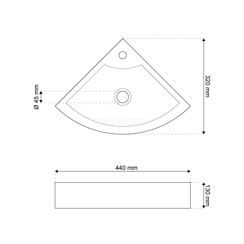 Hoekfontein WC Clasico Keramiek Wit Kraangat Met Kraangat Met Overloop 3 Hoekfontein WC Clasico Keramiek Wit Kraangat Met Kraangat Met Overloop - Afbeelding 3