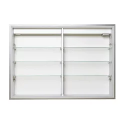 Inbouw Spiegelkast Met Verlichting Trento 80x70cm Spiegelverwarming En Stopcontact -Badkamer Verkoopwinkel inbouw spiegelkast met verlichting trento 80x70cm spiegelverwarming en stopcontact k40 0800 55504 3