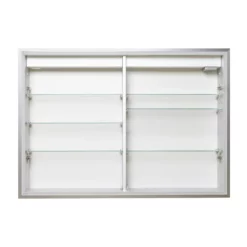 Inbouw Spiegelkast Met Verlichting Trento 80x70cm Spiegelverwarming En Stopcontact -Badkamer Verkoopwinkel inbouw spiegelkast met verlichting trento 80x70cm spiegelverwarming en stopcontact k40 0800 55504 4