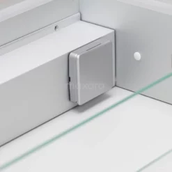 Inbouw Spiegelkast Met Verlichting Trento 80x70cm Spiegelverwarming En Stopcontact -Badkamer Verkoopwinkel inbouw spiegelkast met verlichting trento 80x70cm spiegelverwarming en stopcontact k40 0800 55504 7