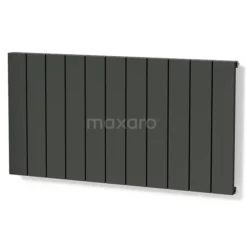 Jupiter Designradiator | 104x60 Cm Donkergrijs 1173 Watt Aluminium Centrale Verwarming