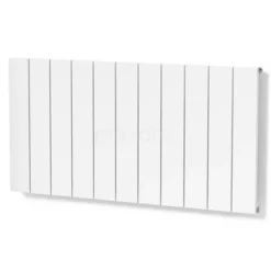 Jupiter Designradiator | 104x60 Cm Mat Wit 1173 Watt Aluminium Centrale Verwarming