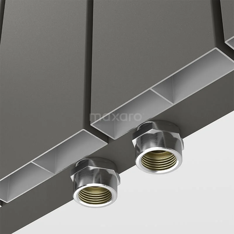 Jupiter Designradiator | 37,5x120 Cm Donkergrijs 701 Watt Aluminium Centrale Verwarming 2 Jupiter Designradiator | 37,5x120 Cm Donkergrijs 701 Watt Aluminium Centrale Verwarming - Afbeelding 2