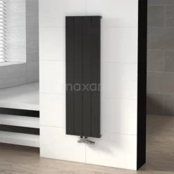 Jupiter Designradiator | 37,5x120 Cm Mat Zwart 701 Watt Aluminium Centrale Verwarming