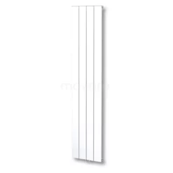 Jupiter Designradiator | 37,5x180 Cm Hoogglans Wit 1052 Watt Aluminium Centrale Verwarming