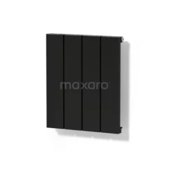 Jupiter Designradiator | 37,5x50 Cm Mat Zwart 292 Watt Aluminium Centrale Verwarming