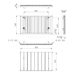 Jupiter Designradiator | 85x50 Cm Mat Zwart 799 Watt Aluminium Centrale Verwarming -Badkamer Verkoopwinkel jupiter designradiator 85x50 cm mat zwart 799 watt aluminium centrale verwarming dr52 0905sbn 3