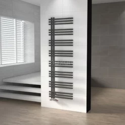 Kepler Handdoekradiator | 55x174 Cm Donkergrijs 1242 Watt Aluminium Centrale Verwarming -Badkamer Verkoopwinkel kepler handdoekradiator 55x174 cm donkergrijs 1242 watt aluminium centrale verwarming dr63 0517rdn 2