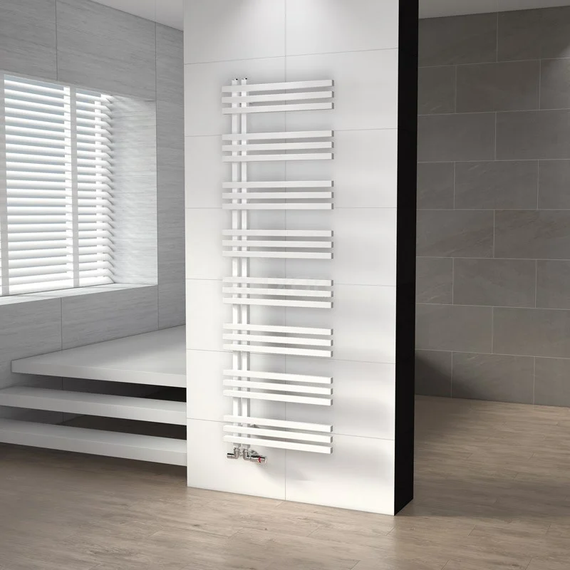 Kepler Handdoekradiator | 55x174 Cm Mat Wit 1242 Watt Aluminium Centrale Verwarming 3 Kepler Handdoekradiator | 55x174 Cm Mat Wit 1242 Watt Aluminium Centrale Verwarming - Afbeelding 3