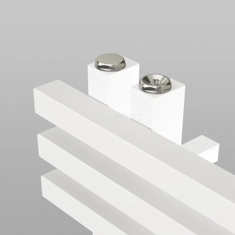 Kepler Handdoekradiator Elektrisch | 55x129,6 Cm Mat Wit 1001 Watt Aluminium 4 Kepler Handdoekradiator Elektrisch | 55x129,6 Cm Mat Wit 1001 Watt Aluminium - Afbeelding 4