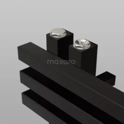 Kepler Handdoekradiator Elektrisch | 55x174 Cm Mat Zwart 1242 Watt Aluminium -Badkamer Verkoopwinkel kepler handdoekradiator elektrisch 55x174 cm mat zwart 1242 watt aluminium dr63 0517sbn e 3