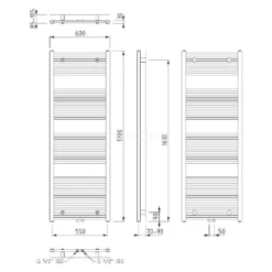 Mars Handdoekradiator | 60x170 Cm Donkergrijs 875 Watt Staal Centrale Verwarming 11 Mars Handdoekradiator | 60x170 Cm Donkergrijs 875 Watt Staal Centrale Verwarming -Badkamer Verkoopwinkel mars handdoekradiator 60x170 cm donkergrijs 875 watt staal centrale verwarming dr17 0617rd 5