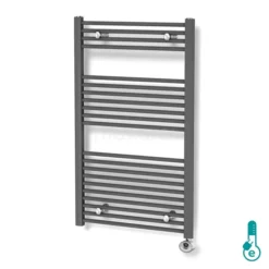 Mars Handdoekradiator Elektrisch | 60x110 Cm Donkergrijs 559 Watt Staal
