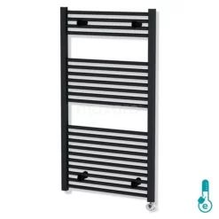 Mars Handdoekradiator Elektrisch | 60x110 Cm Mat Zwart 559 Watt Staal