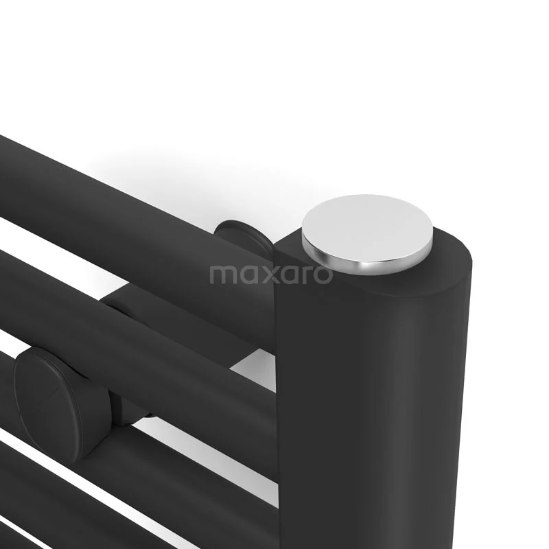 Mars Handdoekradiator Elektrisch | 60x74 Cm Mat Zwart 339 Watt Staal 2 Mars Handdoekradiator Elektrisch | 60x74 Cm Mat Zwart 339 Watt Staal - Afbeelding 2