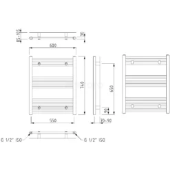 Mars Handdoekradiator Elektrisch | 60x74 Cm Mat Zwart 339 Watt Staal 11 Mars Handdoekradiator Elektrisch | 60x74 Cm Mat Zwart 339 Watt Staal -Badkamer Verkoopwinkel mars handdoekradiator elektrisch 60x74 cm mat zwart 339 watt staal dr16 0607sb e 5