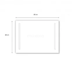 Meso Badkamerspiegel Met Ledverlichting | 80x60cm 9 Meso Badkamerspiegel Met Ledverlichting | 80x60cm -Badkamer Verkoopwinkel meso badkamerspiegel met ledverlichting 80x60cm m32 0800 45505 4