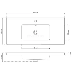 Modulo Badkamermeubel Met Wastafel | 100 Cm Hoogglans Wit Lamel Front Keramiek 2 Lades Onder Elkaar 12 Modulo Badkamermeubel Met Wastafel | 100 Cm Hoogglans Wit Lamel Front Keramiek 2 Lades Onder Elkaar -Badkamer Verkoopwinkel modulo badkamermeubel met wastafel 100 cm hoogglans wit lamel front keramiek 2 lades onder elkaar bmw17 01283 5