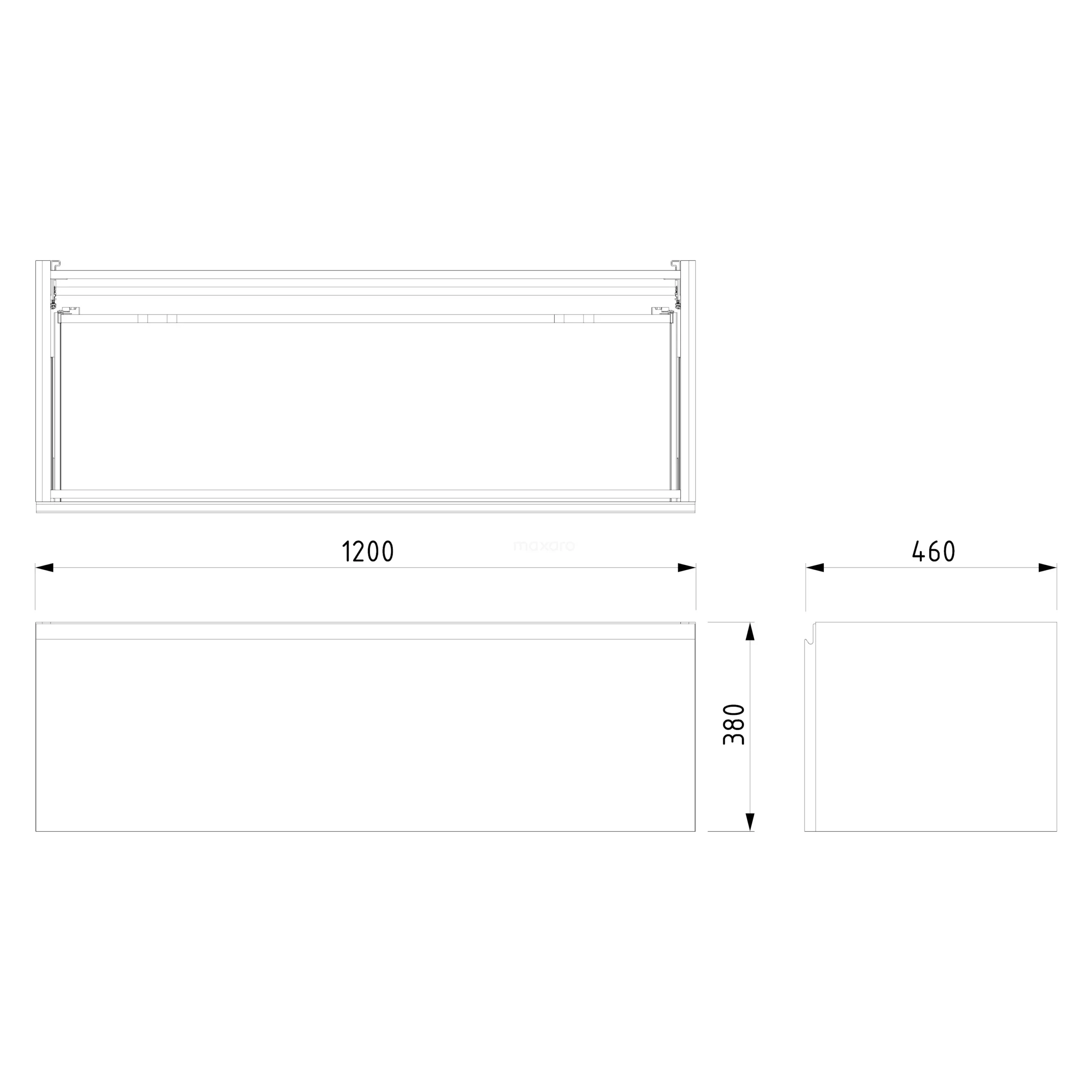 Modulo Badkamermeubel Met Wastafel | 120 Cm Hoogglans Wit Greeploos Front Keramiek 1 Lade 7 Modulo Badkamermeubel Met Wastafel | 120 Cm Hoogglans Wit Greeploos Front Keramiek 1 Lade - Afbeelding 7