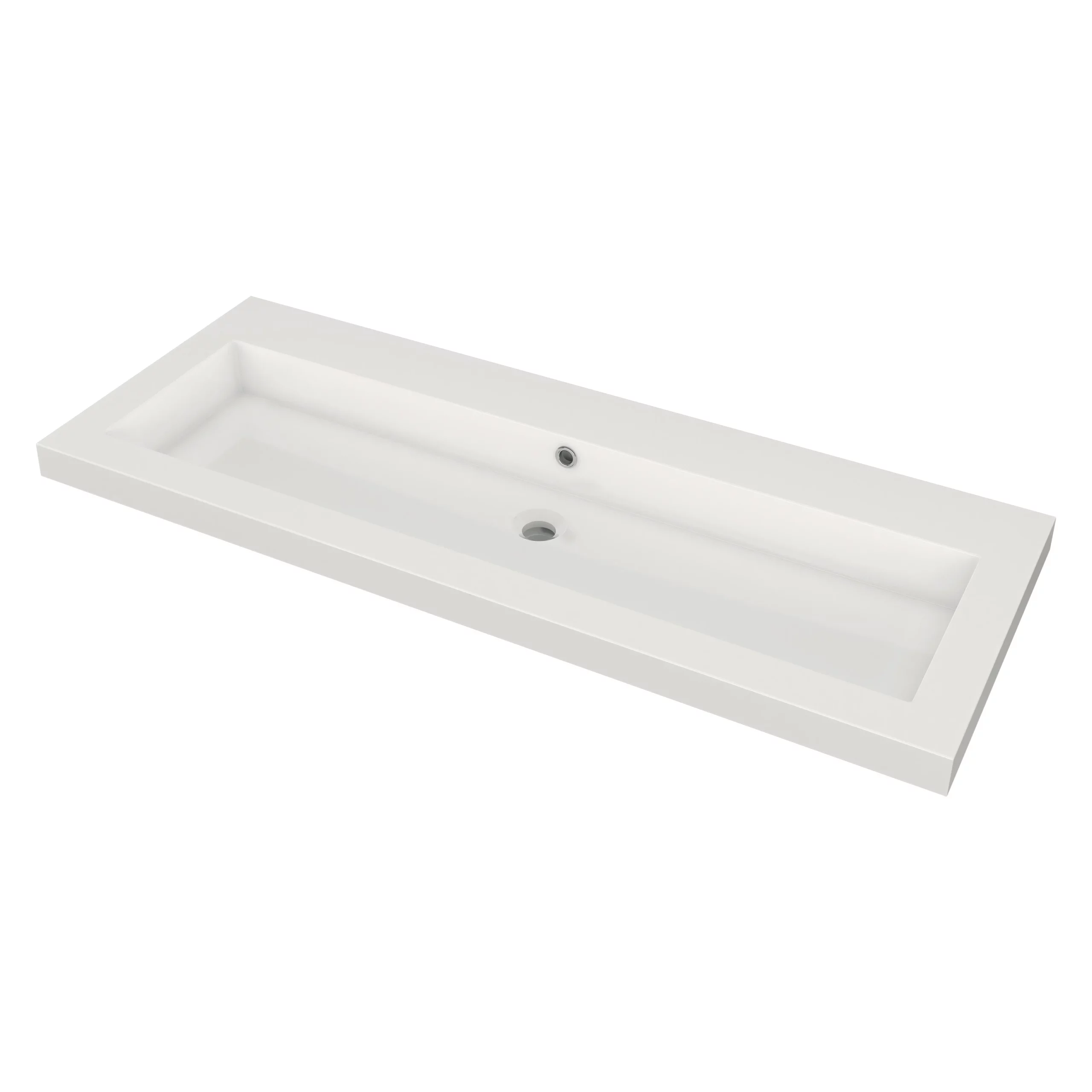 Modulo Badkamermeubel Met Wastafel | 120 Cm Hoogglans Wit Lamel Front Mineraalmarmer 1 Lade 3 Modulo Badkamermeubel Met Wastafel | 120 Cm Hoogglans Wit Lamel Front Mineraalmarmer 1 Lade - Afbeelding 3