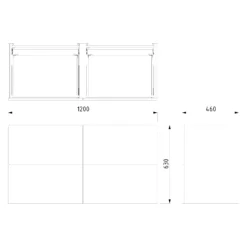 Modulo Badkamermeubel Met Wastafel | 120 Cm Lichtgrijs Eiken Vlak Front Natuursteen 4 Lades -Badkamer Verkoopwinkel modulo badkamermeubel met wastafel 120 cm lichtgrijs eiken vlak front natuursteen 4 lades bmw18 00114 7