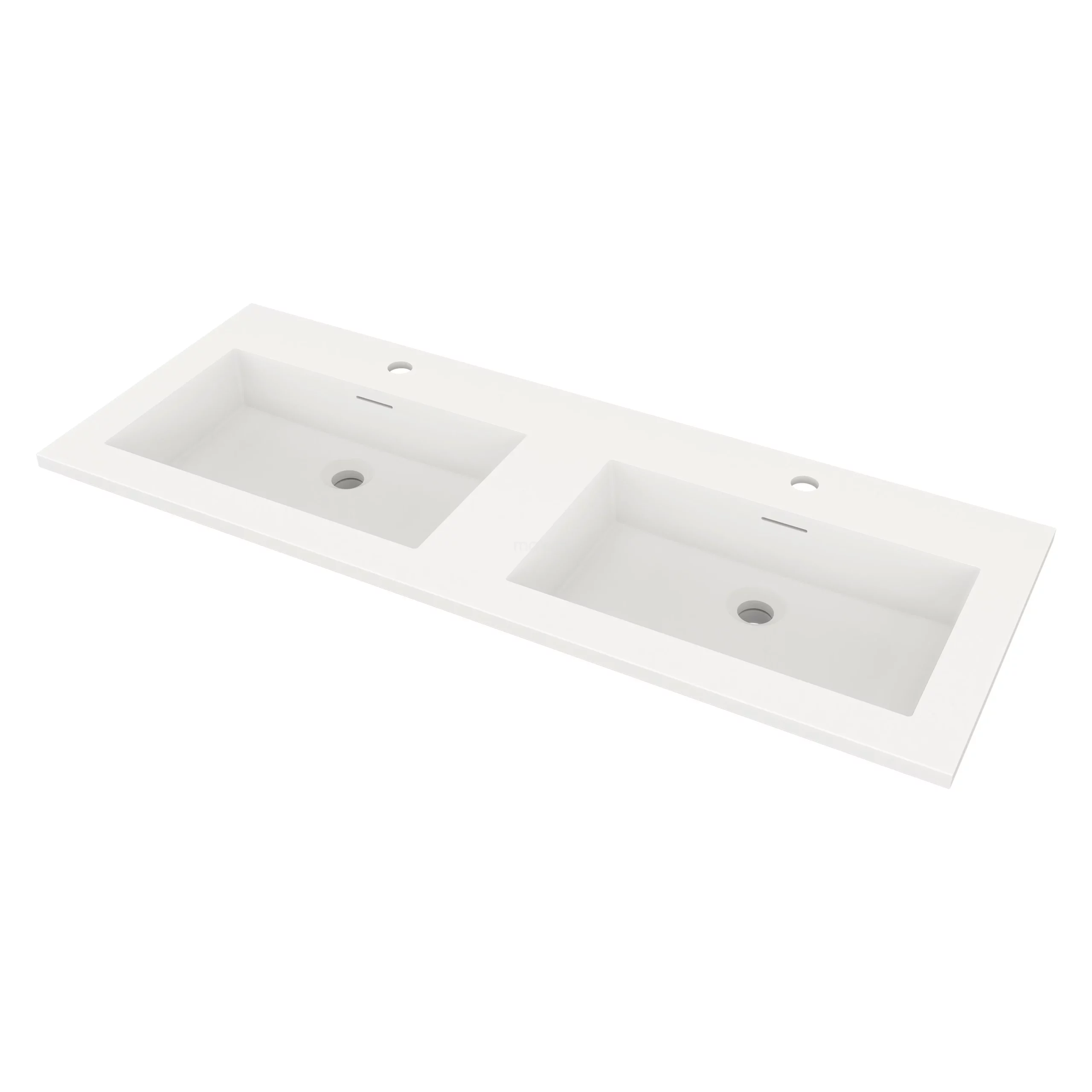 Modulo Badkamermeubel Met Wastafel | 120 Cm Mat Wit Greeploos Front Solid Surface 4 Lades 3 Modulo Badkamermeubel Met Wastafel | 120 Cm Mat Wit Greeploos Front Solid Surface 4 Lades - Afbeelding 3